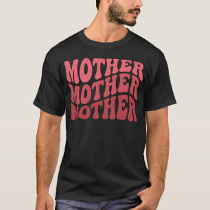 Cute Pink Mother Wavy family T-Shirt