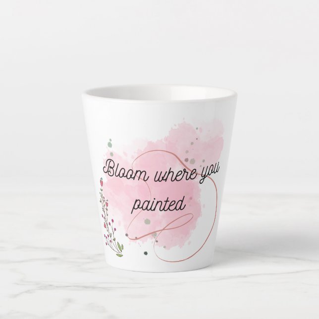 Cute Pink Mug ( Inspirational Mug ) (Front)