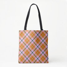 Cute Pink Orange Plaid Pattern 