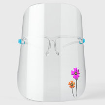 Cute Pink Orange Retro Flowers