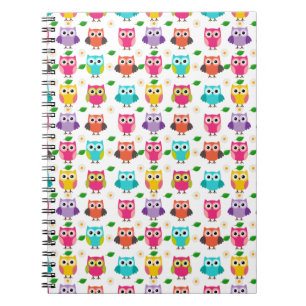 Cute Pink Owl Notebook