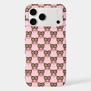 Cute Pink Owl Pattern Choose Colour