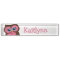 Cute Pink Owl Personalised Nameplate