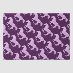 Cute Pink Paisley Horse Tissue Paper