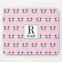 Cute Pink Panda Girly Personalised