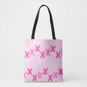 Cute Pink Pattern Tote Bag
