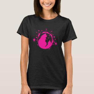 Cute Pink Pet - Furry Cat with Starry Stars Kitten T-Shirt