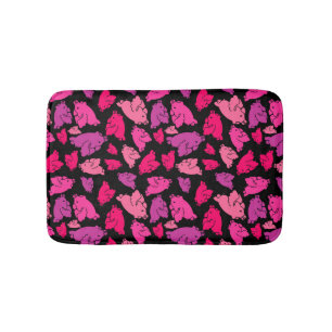 Cute Pink Pig Pattern Bath Mat