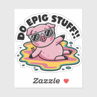 Cute Pink Piggy Puns Do Epig Stuff