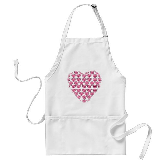 Cute Pink Pigs Standard Apron (Front)