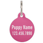 Cute Pink Polka Dot Anchor with Navy Custom Name