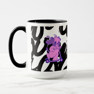 Cute Pink Puppy Mug – Adorable Kawaii Dog Design