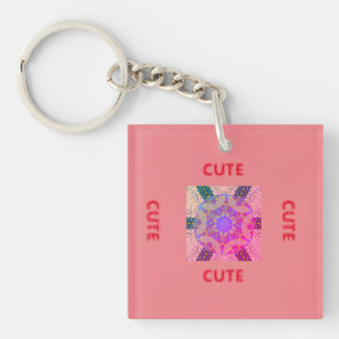 cute PINK _RED  Key Ring