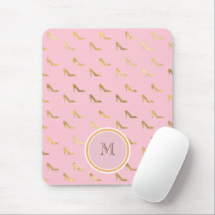 Cute Pink Rose Mouse Mat