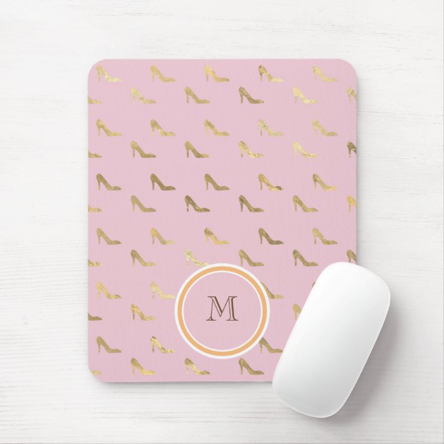 Cute Pink Rose   Mouse Mat (With Mouse)