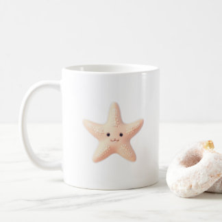 Cute Pink Starfish Coffee Mug
