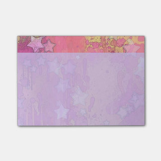 Cute Pink Stars Post-it® Notes