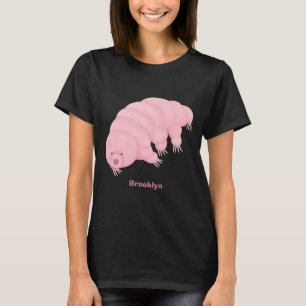 Cute pink tardigrade water bear cartoon T-Shirt