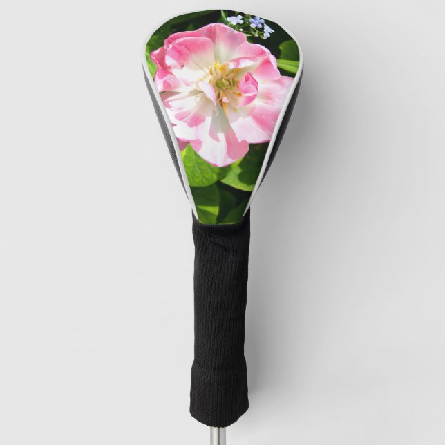 Cute pink tulip golf head cover (Front)