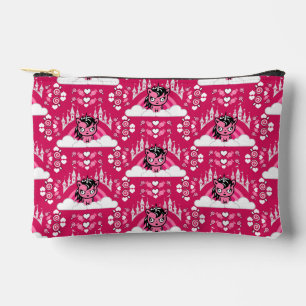 Cute Pink Unicorn Land And Castle Accessory Pouch