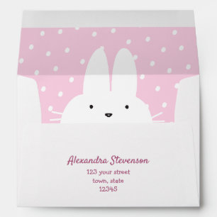 Cute Pink Winter Envelope