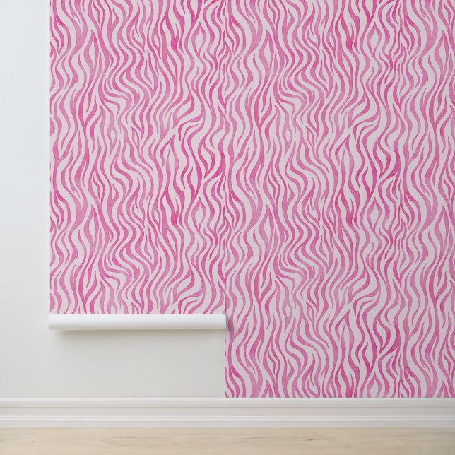 Cute Pink Zebra Pattern  Wallpaper (Application)