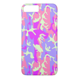 Cute pinky camouflage pattern iPhone 8 plus/7 plus case