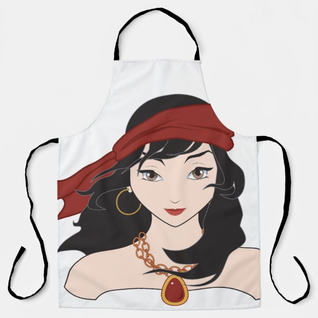 Cute Pirate Chick Apron (Front)