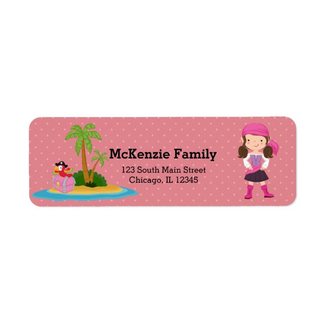 Cute Pirate * choose background colour (Front)