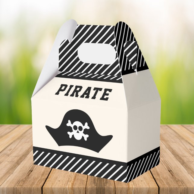 Cute Pirate Kids Birthday Party Favour Box (Creator Uploaded)