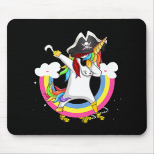Cute Pirate Magical Unicorn Fun Awesome Halloween Mouse Mat