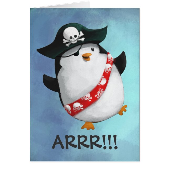Cute Pirate Penguin (Front)