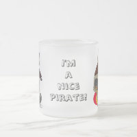 Cute pirate racoon anime cartoon kawaii funny mug