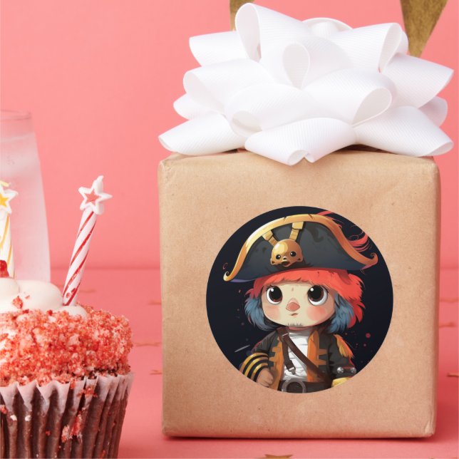 Cute pirate sticker (Party)