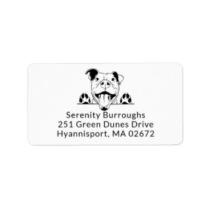 Cute Pit Bull Lover Pittie Pitbull Love Puppy Dog Label