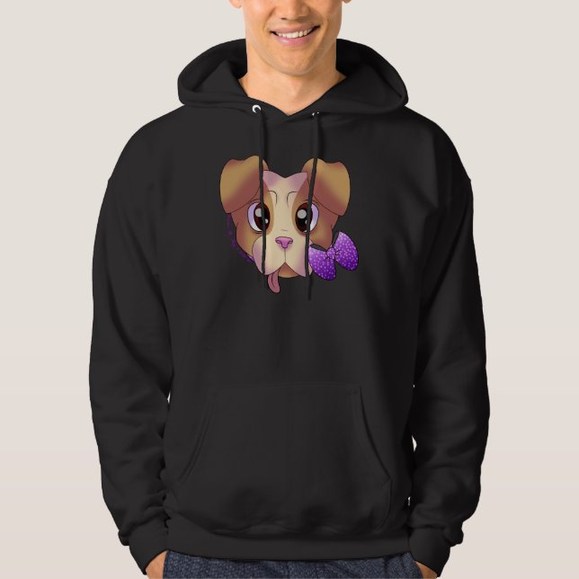 Cute Pitbull 15 Hoodie (Front)