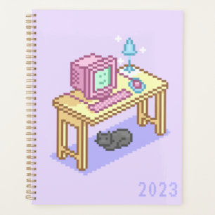 Cute Pixel Desktop Planner
