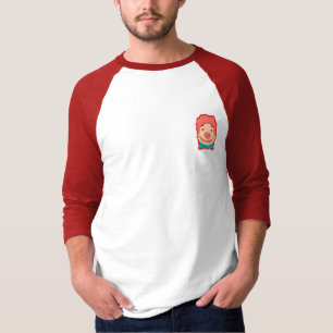 Cute pixeled clown face  throw pillow golf towel T T-Shirt