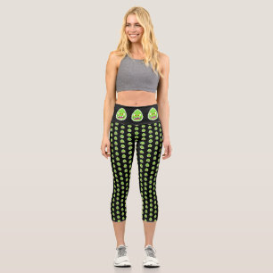 Cute  pixeled egg monster coffee mug drawstring ba capri leggings