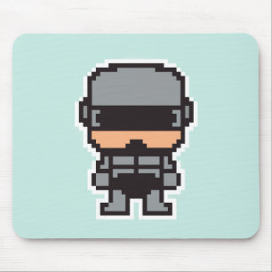 Cute pixeled robotCop  Mouse Mat