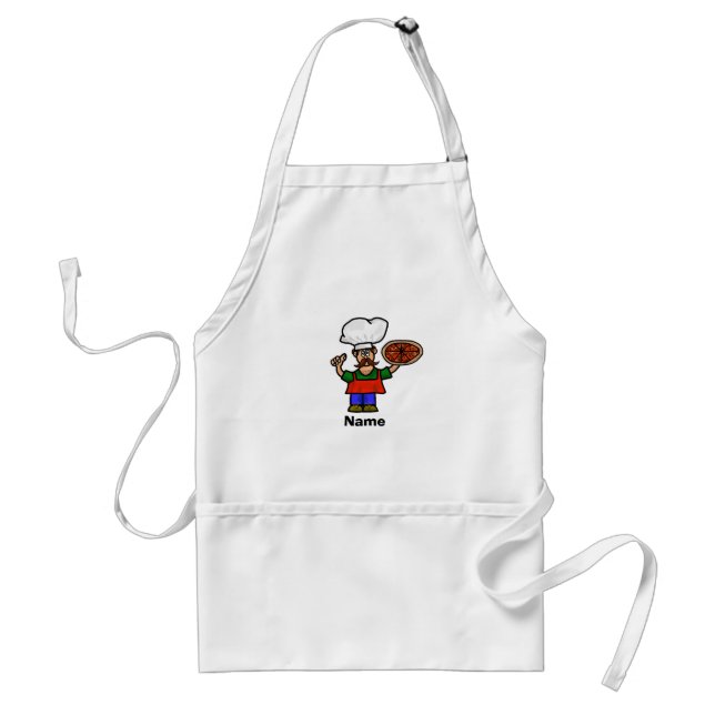 Cute Pizza Chef Apron To Customise  (Front)
