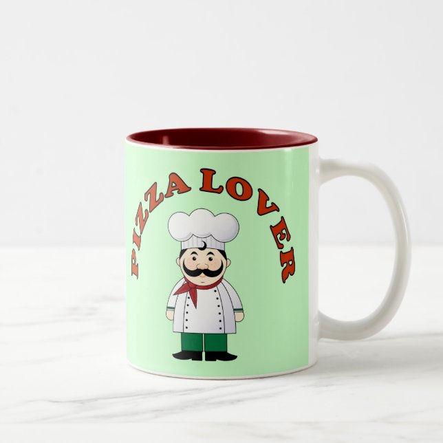 Cute Pizza Chef Mug (Right)