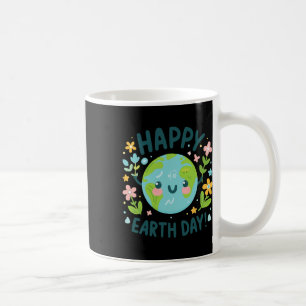 Cute Planet Earth Day Birthday Happy Earth Day  Coffee Mug