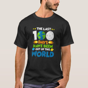 Cute Planet Moon Mars Earth Astronomer 100 Days of T-Shirt