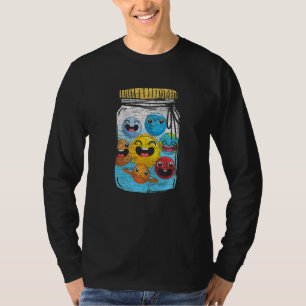 Cute Planets Astronomer Outer Space Travel Galaxy T-Shirt