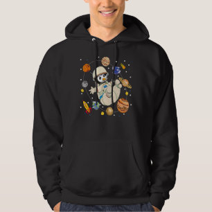 Cute Planets Zoo Animal Bird Penguin Outer Space A Hoodie