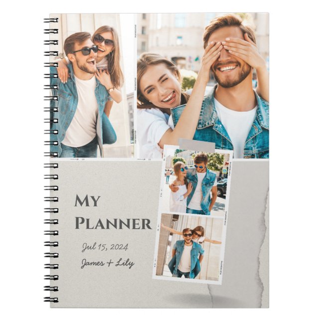 Cute Planner Photo Notebook (Front)