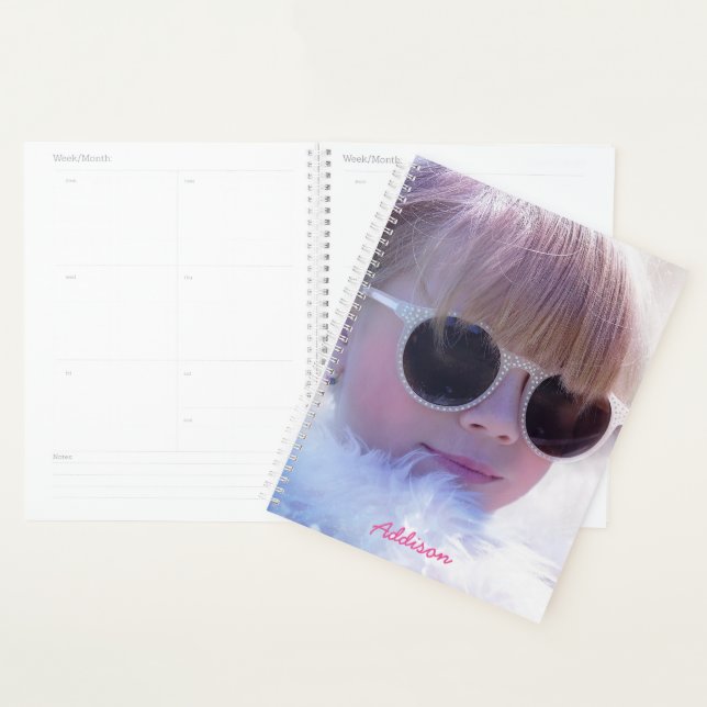 Cute Planner With Photo Hard Cover (Display)