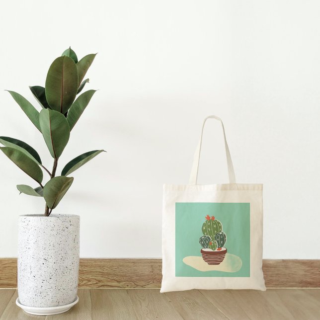 Cute plant aesthetic tote bag (Creator Uploaded)