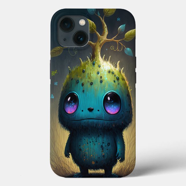 Cute Plant Monster Fantasy Case-Mate iPhone Case (Back)